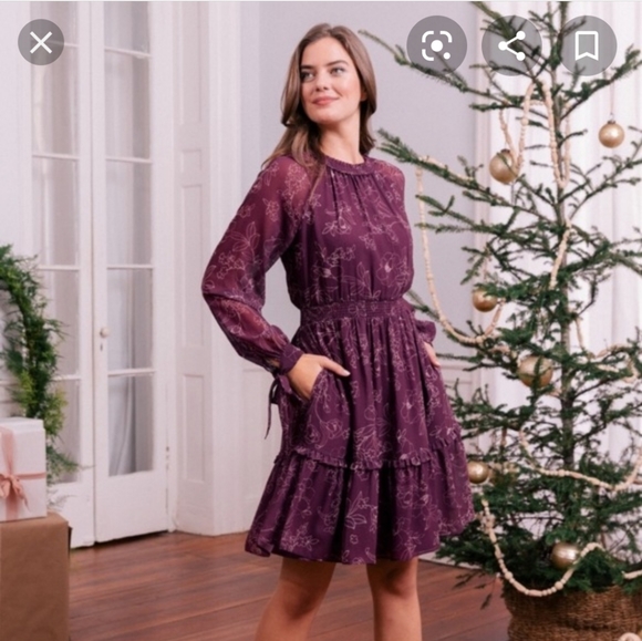 Gal Meets Glam Primrose dress size 2 - Picture 2 of 6